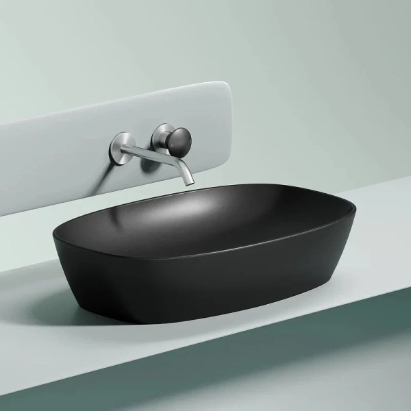 Раковина Ceramica Nova Element 60 см черная матовая, одинарные - фото 8