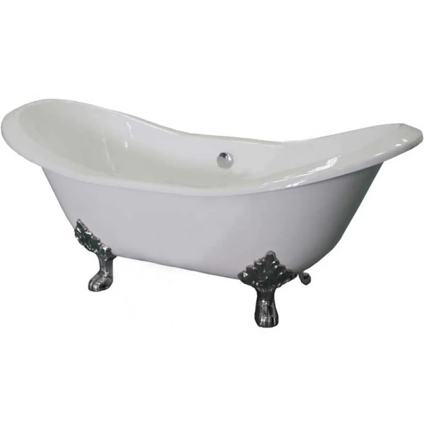 Ванна чугунная Elegansa Taiss Н0000133 180 x 80, хром - фото 1