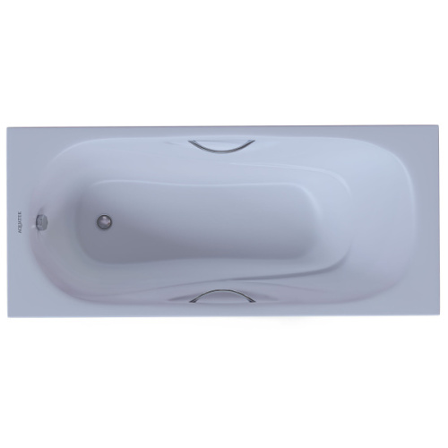 Ванна чугунная Акватек Гамма 150х75 см с двумя ручками - фото 3