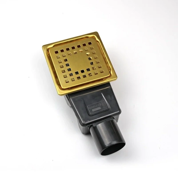 Душевой трап RGW Drain Leo-01-10Gb см золото - фото 1