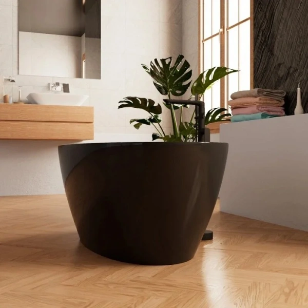 Ванна акриловая Frank F6123, 12527, 170 х 80 см, цвет черный - фото 3