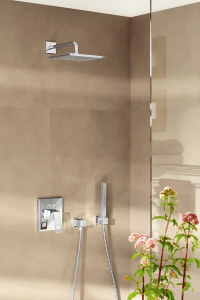 Кронштейн для верхнего душа Hansgrohe Raindance шлифованный никель - фото 3