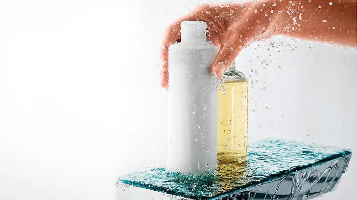 Смеситель для душа Hansgrohe Ecostat Select хром/белый index_1 - фото 9