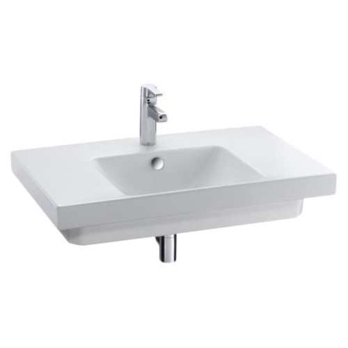 Раковина Jacob Delafon Odeon Up 80 см подвесная, с отверстием для смесителя - фото 2