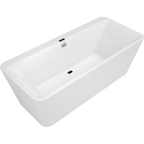 Ванна квариловая Villeroy & Boch Squaro Edge 12 180х80 см с панелью и обвязкой, белая, 180x80 см - фото 4