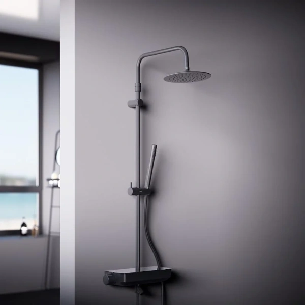 Душевая стойка Damixa Scandinavian Pure черная, черные - фото 3