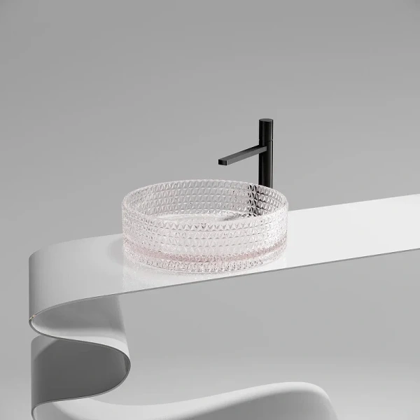 Раковина Ceramica Nova Cristal 36 см розовая - фото 4