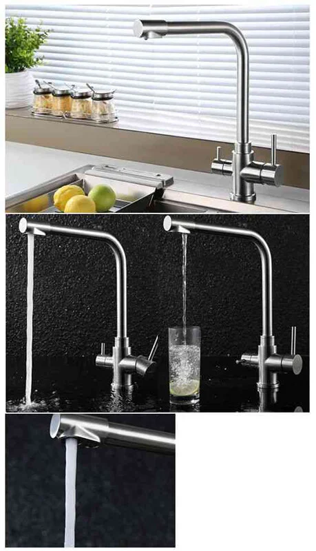 Смеситель для кухни BelBagno с краном для питьевой воды - фото 3