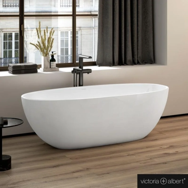 Ванна Victoria&Albert Barcelona 170 x 80 см, отдельностоящая, белый матовый, BA2M-N-SM-NO - фото 3