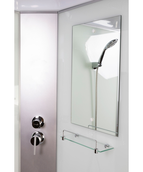 Душевая кабина Niagara Classic 100x80 см правая, стеклянные, матовые - фото 7