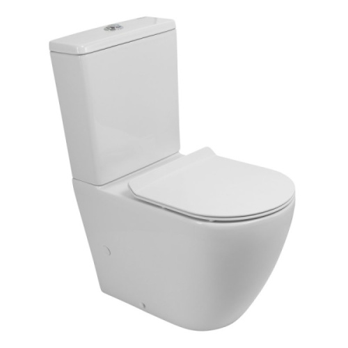 Унитаз компакт BelBagno Sfera-TOR BB2141CP-TOR безободковый - фото 1