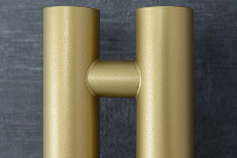 Полотенцесушитель электрический Сунержа Нюанс 3.0 8.5х120 см правый золотой шелк, электрические с наружной вилкой, электрические скрытого подключения, правое подключение - фото 5