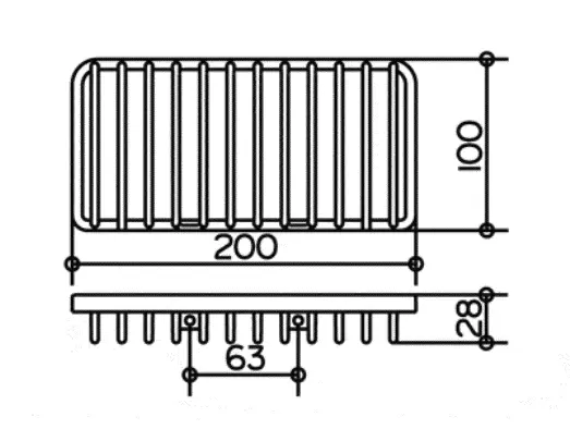 Решётка для ванной Keuco 24902 010000 - фото 2
