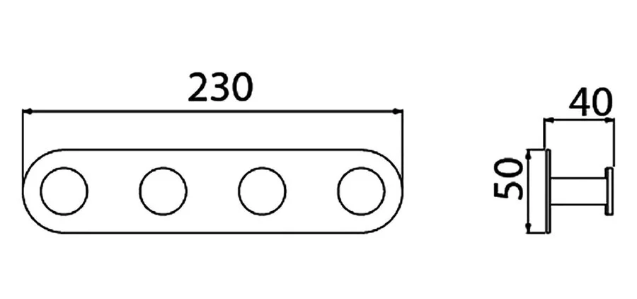 Крючок для ванной Timo Saona белый матовый, современные, hi-tech - фото 2