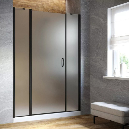 Душевая дверь стекло сатин Vegas-glass EP-2F 135 10 L, матовые - фото 6