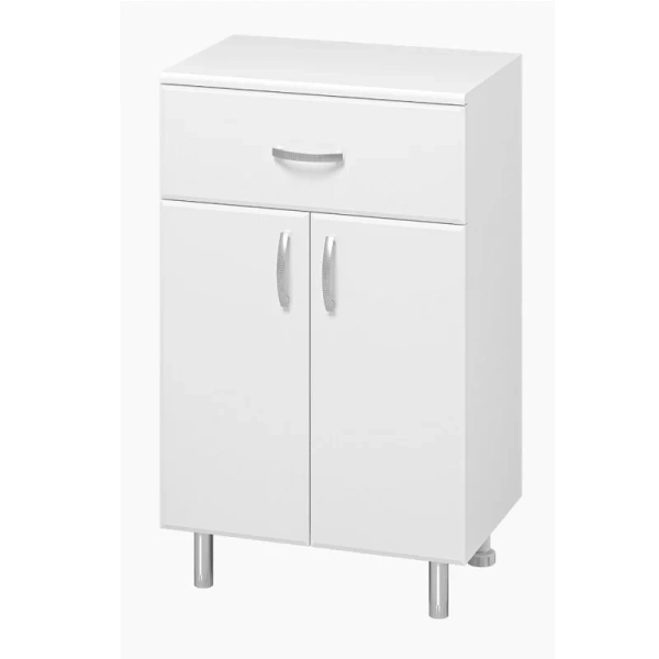 Тумба напольная Misty Люси 50 см с бельевой корзиной, современные, hi-tech - фото 4