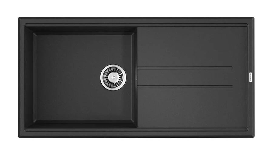 Мойка для кухни Omoikiri Tedori 100-BL 100 см черная - фото 1