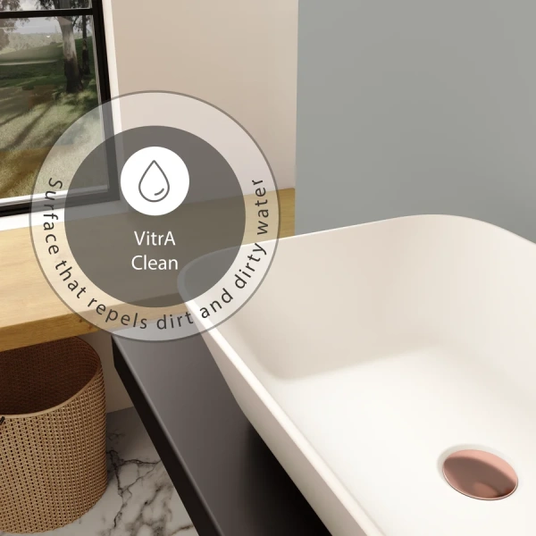 Раковина VitrA Geo 60 см белая - фото 4