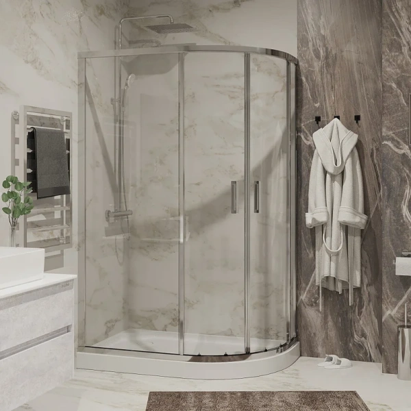 Душевой уголок Niagara Nova 120x80 см профиль хром - фото 1