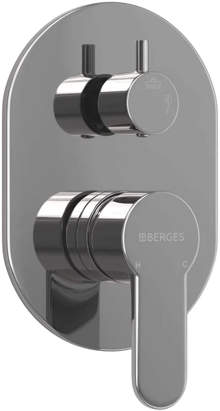 Душевой комплект BERGES Nardis хром сильвер, в наличии - фото 5
