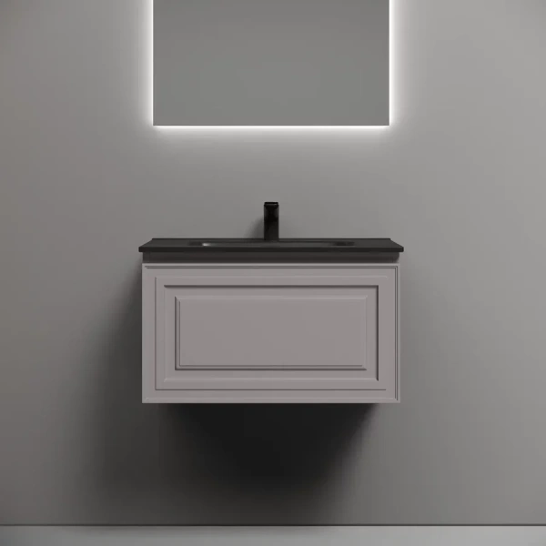 Тумба под раковину подвесная Sancos Very 70 см Doha Soft, окрашенные - фото 9