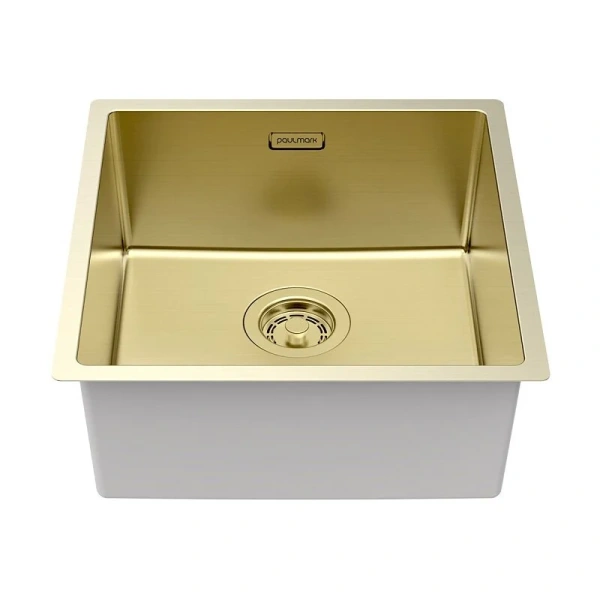 Мойка для кухни Paulmark Lassan 44 см светлое золото - фото 3