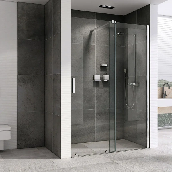 Душевая дверь в нишу Abber Komfort 120 см стекло прозрачное, в наличии - фото 8
