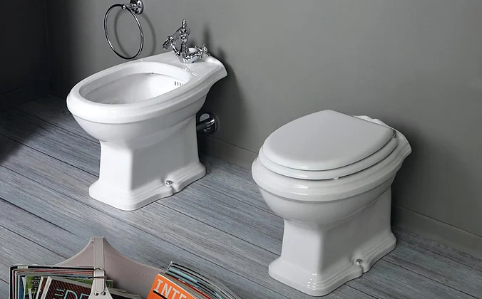 Биде напольное Simas Arcade белое, напольные, приставные - фото 3