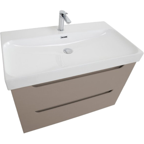 Тумба под раковину подвесная BelBagno Etna 90 см бежевый матовый, подвесная, пристенная - фото 4