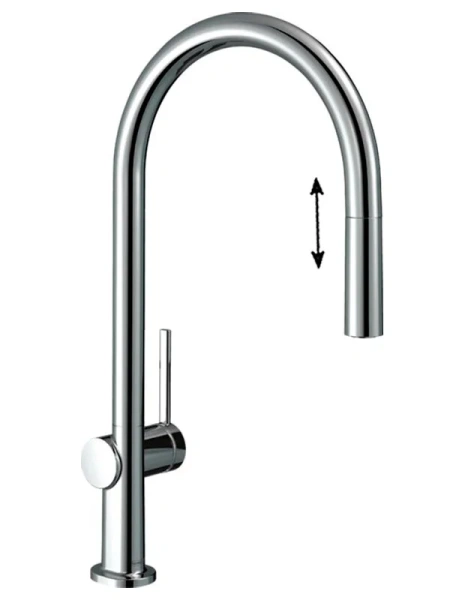 Смеситель для кухни Hansgrohe Talis M54 72802 с вытяжным изливом - фото 1