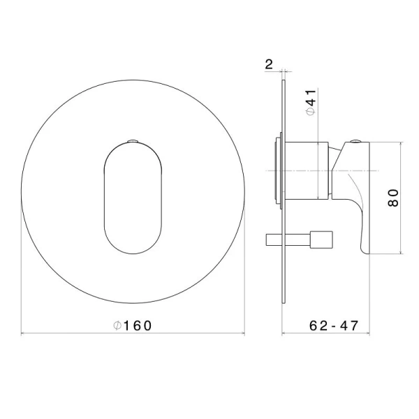 Смеситель для душа Kerama Marazzi Ole хром - фото 2