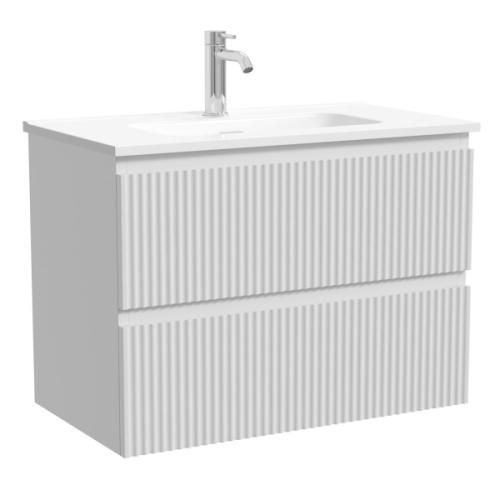 Тумба под раковину подвесная Sancos Snob R 70 см bianco