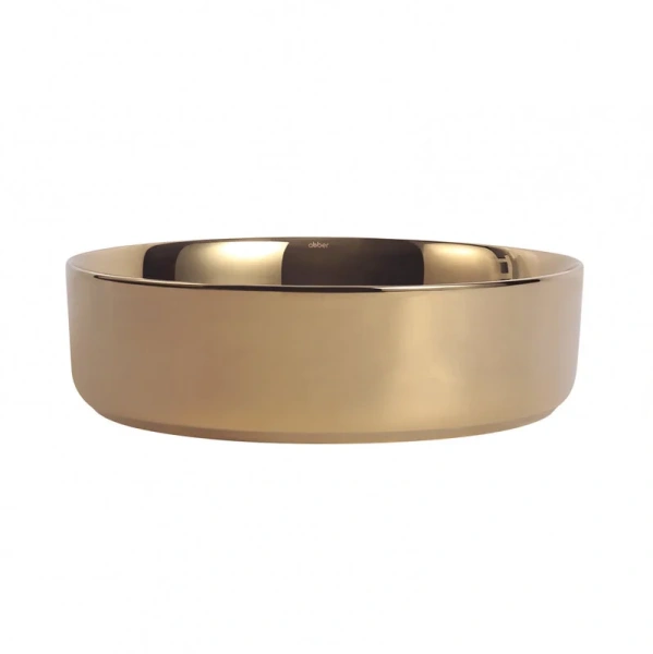 Раковина Abber Bequem 40 см золото, накладные (на столешницу), пристенные - фото 3
