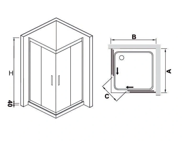 Душевой уголок RGW Hotel RGW HO-311 130х130 - фото 2