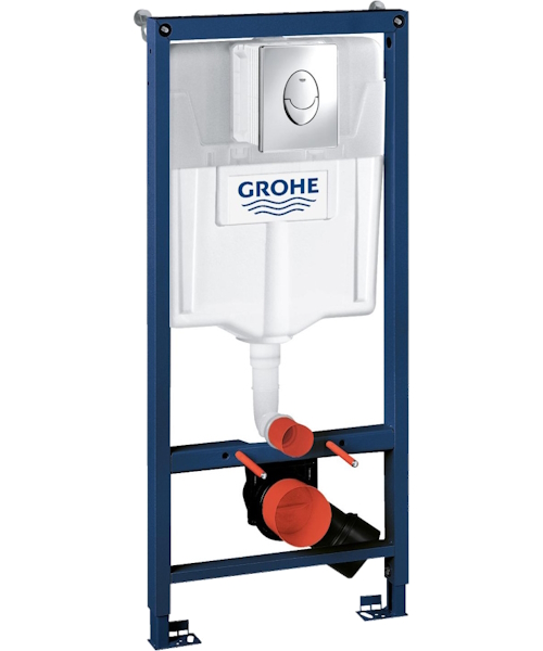 Инсталляция для унитаза Grohe Rapid SL с кнопкой альпин-белый - фото 3