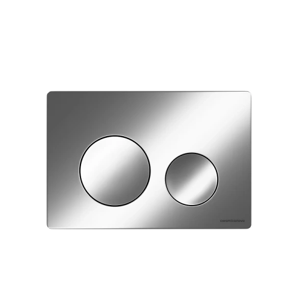 Клавиша смыва Ceramica Nova Balance хром матовый - фото 1