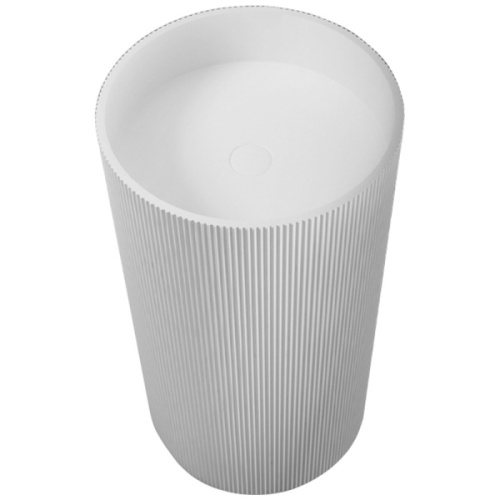 Раковина Abber Stein 50 см белая матовая - фото 1