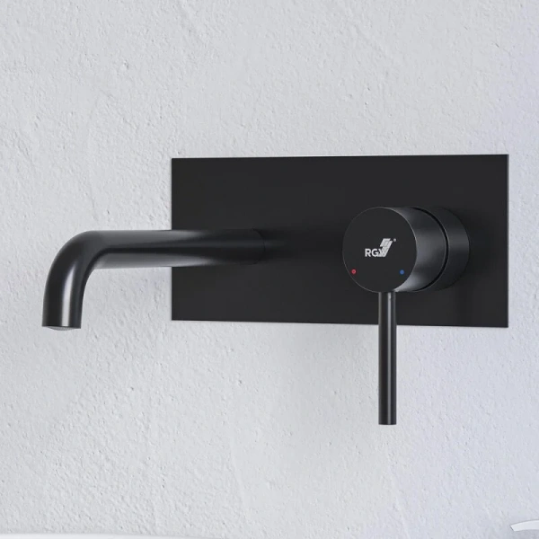 Смеситель для раковины RGW Shower Panels SP-45-11B черный - фото 1