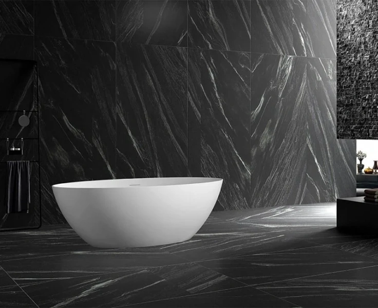 Акриловая ванна Abber 170х80 см овальная, современныe, hi-tech - фото 3