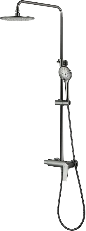 Душевая стойка Lemark Bronx графит - фото 1