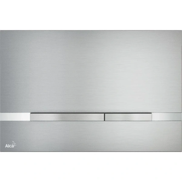 Клавиша смыва Alcaplast алюминий матовый - фото 1