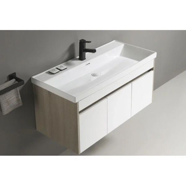 Раковина GID Integrado 5510s 101 см белая - фото 2