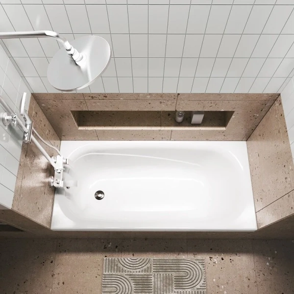 Ванна акриловая Niagara Atrio 160x70 см белая, белые - фото 8