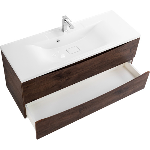 Тумба под раковину подвесная BelBagno Marino 120 см rovere moro, моноблок - фото 5