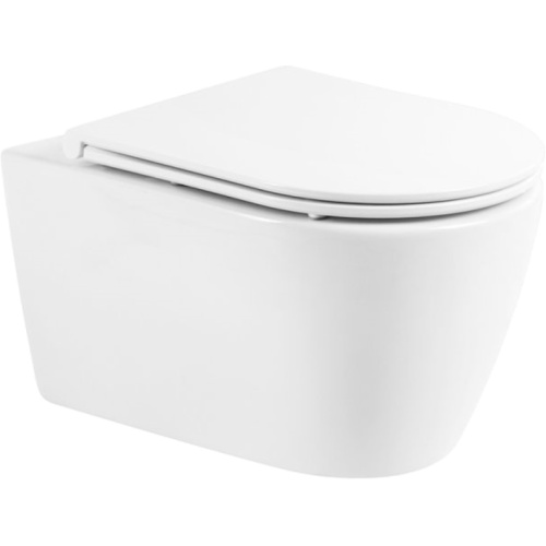 Унитаз подвесной BelBagno Marino безободковый, с горизонтальным, прямым выпуском, с прямым выпуском - фото 7