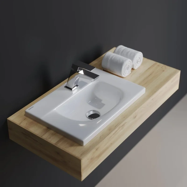 Раковина BERGES Small 45 см белая - фото 2