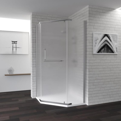 Душевой уголок RGW Passage PA-81 80х80 стекло матовое - фото 1