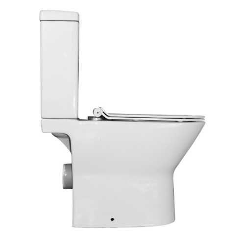 Унитаз компакт Azario Mons белый, с горизонтальным, прямым выпуском, с прямым выпуском - фото 7