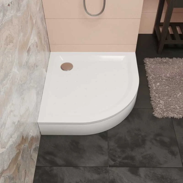 Душевой поддон RGW Acryl Style P 100х100 см полукруглый, средние от 15 до 30 см - фото 3