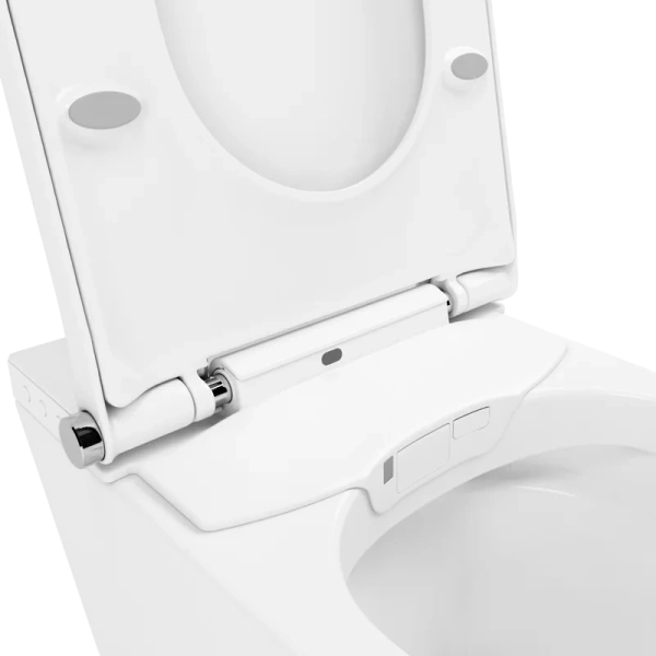 Унитаз подвесной Lavinia Boho Smart V-Clean c функцией биде, белые - фото 6